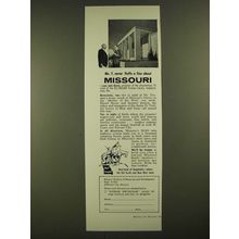 1960 Missouri Resources & Development Ad - Truman Library, Jack Benny