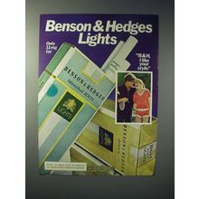 1980 Benson & Hedges Lights Cigarette Ad
