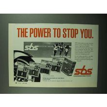 1989 SBS Brake Pads Ad - The Power To Stop You