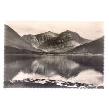 LOCH LEVEN and MOUNTAINS OF GLENCOE vintage unused postcard RP Valentine 1960s =