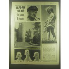 1954 Ilford Film Advertisement - Ilford films for faces & places