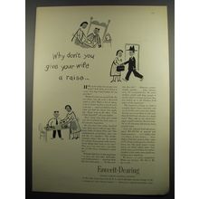 1955 Fawcett-Dearing Printing Company Ad - Why don't you give your wife a raise