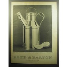 1957 Reed & Barton Milk Can Cocktail Shaker Advertisement