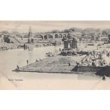Nasik Temples India Antique Postcard