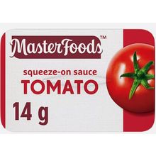MASTERFOODS TOMATO SAUCE PORTION PORTIONS PC X 100 (14G) SQUEEZE PC - FREE POST