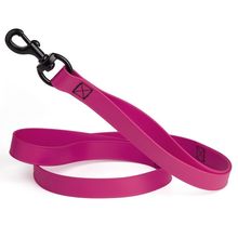 Dog Pet Waterproof Multi-Handle Leash Magenta Pink W 3/4" - L 4'