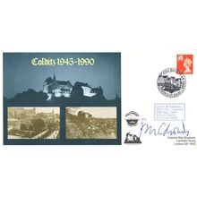 Lieut FM Edwards Colditz WW2 POW Captured 1940 Hand Signed FDC