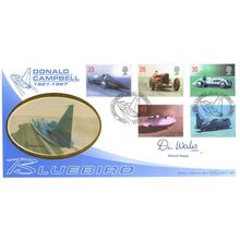 Donald Wales Bluebird Land Speed Record Rare Benham Hand Signed FDC