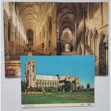 Postcards Beverley Minster, Yorkshire. Job lot