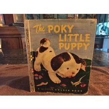Little Golden Book The Porky Little Puppy By Janette Lowrey (A) Edition 1956