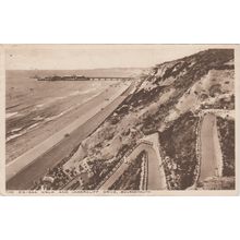 The Zig Zag Walk And Undercliff Dive Bournemouth Dorset Postcard (QDOR453)