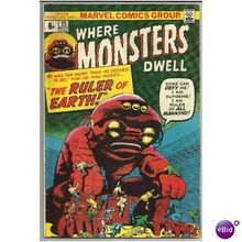 WHERE MONSTERS DWELL # 25 BRITISH version 6P