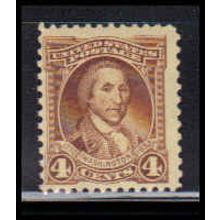 709 4c George Washington Barely Clears MNH Z0625