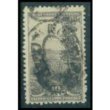 Used 749 10c Smoky Moutains Barely Clears M10401
