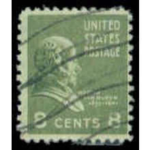 Used 813 8c Martin Van Buren Barely Clears M07861