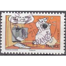 France 2006 Michel 4149 O Cote (2008) 1.10 € Cubitus ouvre son courrier