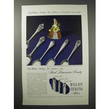 1949 Wallace Silverware Ad - Sir Christopher +