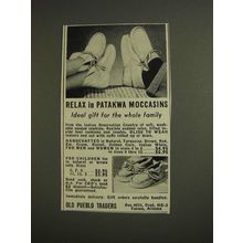 1955 Old Pueblo Traders Patakwa Moccasins Ad