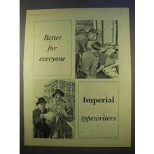 1955 Imperial Typewriter Ad - Better for Everyone
