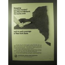 1966 Marine Midland Banks Ad - Stepping into Market?