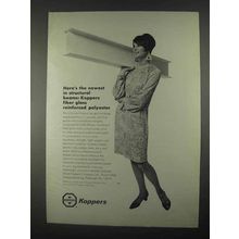 1967 Koppers Fiber Glass Reinforced Polyester Beams Ad