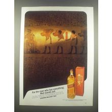 1985 Johnnie Walker Red Label Scotch Ad - For the Man Who Has Everything