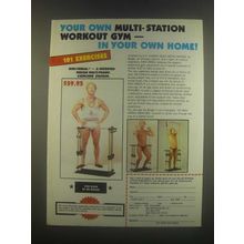 1985 Mini-Versal Rowing Exerciser Ad - Ike Berger