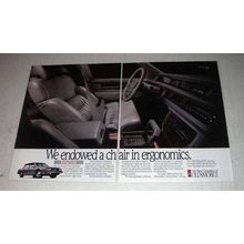 1988 Oldsmobile Touring Sedan Ad - Ergonomics