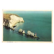 THE NEEDLES, ISLE OF WIGHT . unused vintage postcard