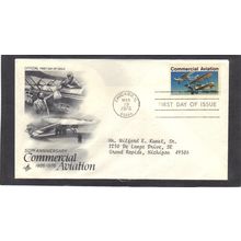 FDC Art Craft 1684 13c Aviation (Cachet-Typed/A) CV41797