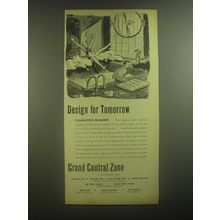 1945 Grand Central Zone Residential Area Ad - Pushbutton Seashore