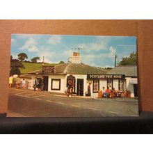 FIRST HOUSE IN SCOTLAND, GRETNA GREEN, SCOTLAND unused postcard vgc =