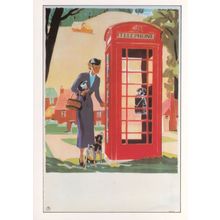 Jubilee Kiosk 6 BT Telephone Box Advertising Poster Postcard