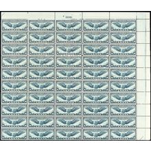 C24, MNH F-VF 30¢ Complete Sheet of 50 Stamps - CV $675 *-* Stuart Katz