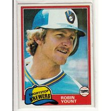 1981 Topps Robin Yount baseball card #515 – Brewers