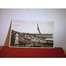 LOOKING NORTH, PROMENADE, WEYMOUTH, DORSET. used vintage postcard RP 1950s =
