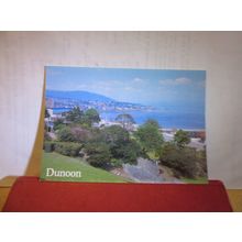 DUNOON from Castle Hill, Argyllshire, Scotland. unused postcard by Whiteholme =