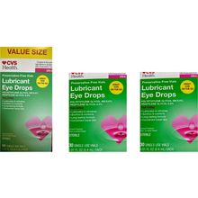 120ct CVS Lubricant Eye Drops Preservative Free Vials 9/25 - 8/26