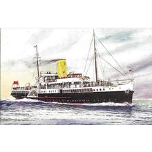 General S.N.Co. PS ROYAL EAGLE Art Postcard (J. Salmon 4188)