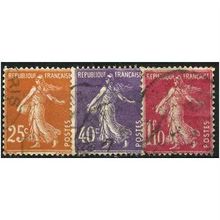 1927 Michel 215/217 - fine used (o)