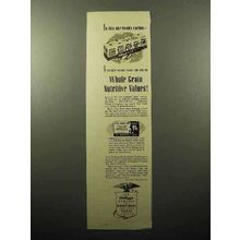 1942 Kellogg's Cereal Variety Package Ad - Whole Grain