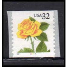 3054 32c Yellow Rose Very Fine MNH CNS 2333 PA6925