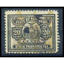 Used Revenue 20c N.Y. Stock Transfer Fine Just Clears WA2781