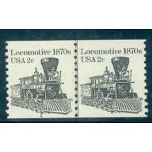 1897A 2c Locomotive Fine MNH Dry Gum CNP Left 4 W0440