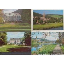 Tranquair House Innerleithen Peebles 4x Scottish Postcard s