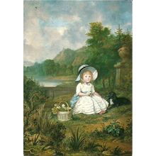 Art LEWIS VASLET Miss Elizabeth Heathcote Postcard (Medici 1946)