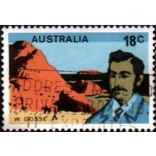 Australia 1976 18c Value. 19th Century Explorers. William Gosse. Fine Used