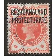 Bechuanaland 1897 SG57 1/2d Vermilion Fine Used . .