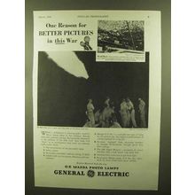 1943 General Electric Flashbulbs Ad - Better This War