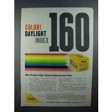 1960 Kodak High Speed Ektachrome Film Ad